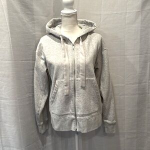 Banana Republic Women’s Zip up Hoodie Gray Size Medium